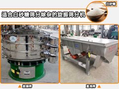 白砂糖適合用哪種自動篩分機進行篩分除雜？